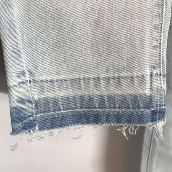 Element High Waist Skinny Cropped Jeans w/Raw Hem - Picture 11 of 13